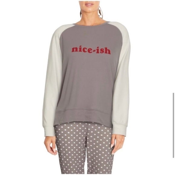 WILDFOX Intimates Nice-ish Pajama Set Size Small - Picture 3 of 5